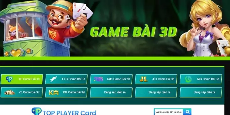 Giới thiệu cơ bản về sảnh game bài 3D